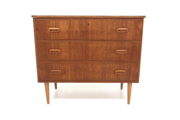 Scandinavian Teak Chest of Drawers, Sweden, 1960s-GEK-2035541