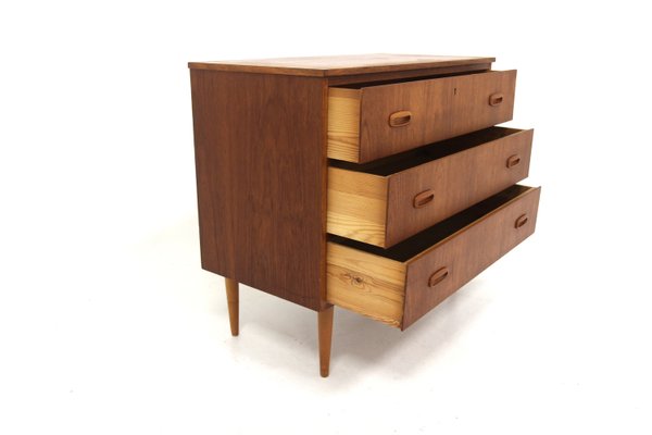 Scandinavian Teak Chest of Drawers, Sweden, 1960s-GEK-2035541