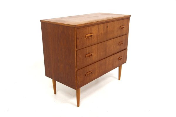 Scandinavian Teak Chest of Drawers, Sweden, 1960s-GEK-2035541