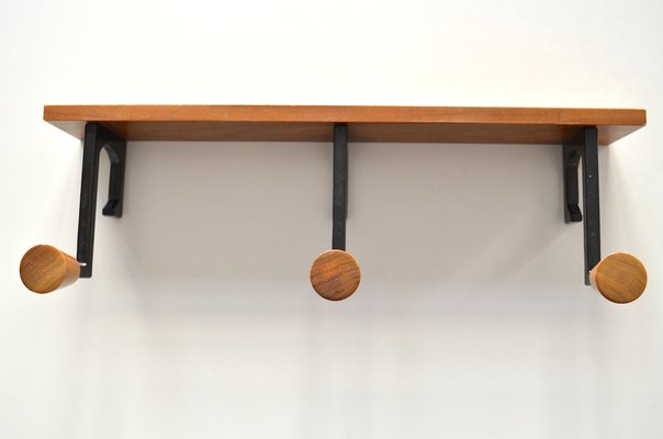 Scandinavian Teak Coat Hooks, 1960s-OV-1808084