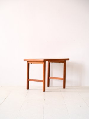 Scandinavian Teak Coffee Table, 1950s-QWP-2035599