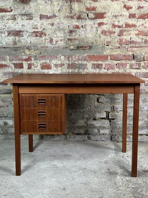 Scandinavian Teak Desk, 1960s-RWZ-2028218