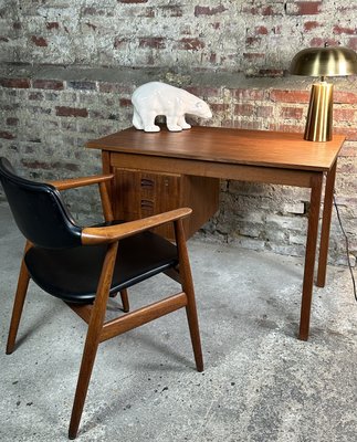 Scandinavian Teak Desk, 1960s-RWZ-2028218