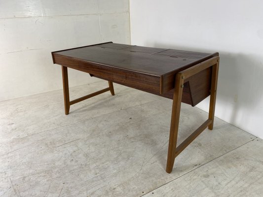 Scandinavian Teak Desk by Clausen & Maerus for Eden Rotterdam, 1960s-DE-810170