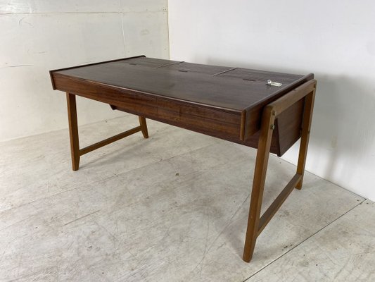 Scandinavian Teak Desk by Clausen & Maerus for Eden Rotterdam, 1960s-DE-810170