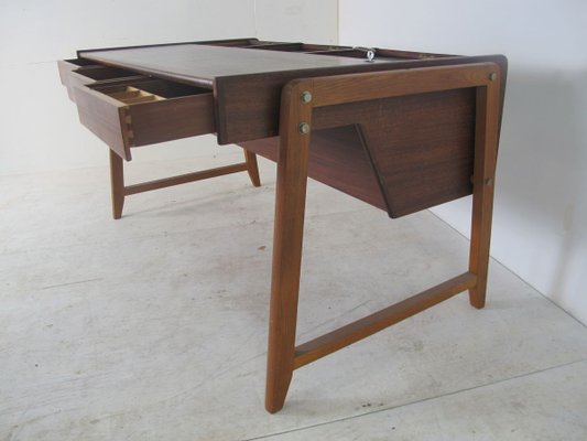 Scandinavian Teak Desk by Clausen & Maerus for Eden Rotterdam, 1960s-DE-810170