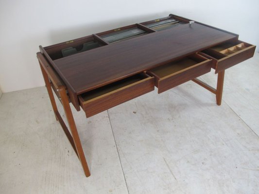 Scandinavian Teak Desk by Clausen & Maerus for Eden Rotterdam, 1960s-DE-810170