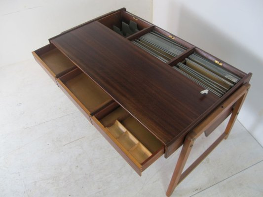 Scandinavian Teak Desk by Clausen & Maerus for Eden Rotterdam, 1960s-DE-810170