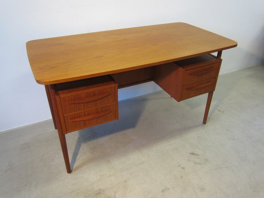 Scandinavian Teak Desk by Gunnar Nielsen Tibergaard, Denmark-YDZ-1177072