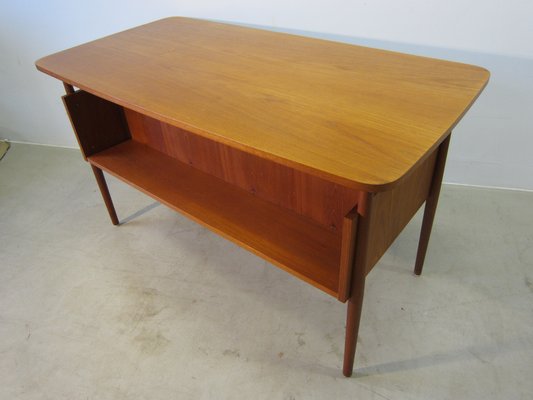 Scandinavian Teak Desk by Gunnar Nielsen Tibergaard, Denmark-YDZ-1177072