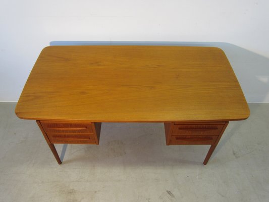 Scandinavian Teak Desk by Gunnar Nielsen Tibergaard, Denmark-YDZ-1177072