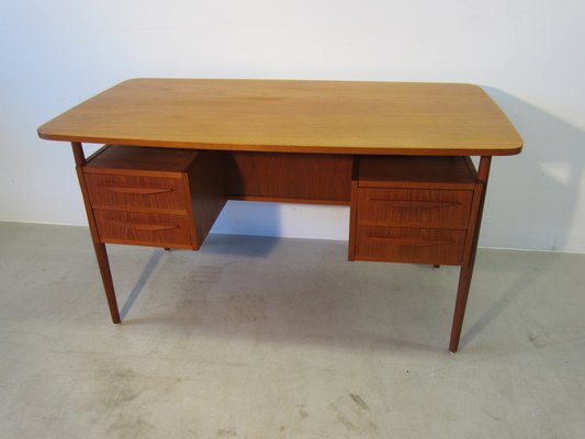 Scandinavian Teak Desk by Gunnar Nielsen Tibergaard, Denmark-YDZ-1177072