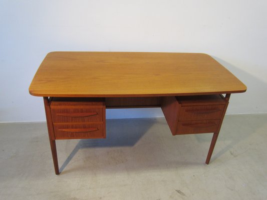 Scandinavian Teak Desk by Gunnar Nielsen Tibergaard, Denmark-YDZ-1177072