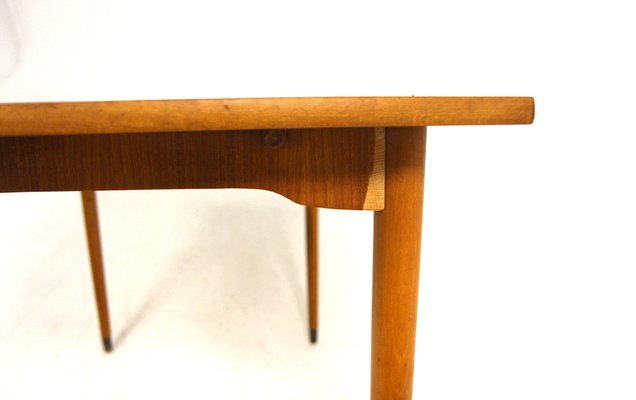 Scandinavian Teak Dining Table, Sweden, 1960s-GEK-2043139