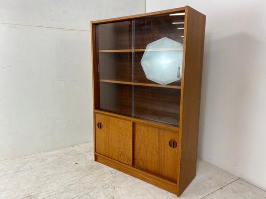 Scandinavian Teak Display Cabinet, 1960s-DE-1092245