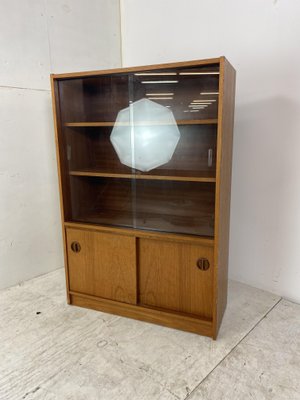 Scandinavian Teak Display Cabinet, 1960s-DE-1092245