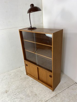 Scandinavian Teak Display Cabinet, 1960s-DE-1092245