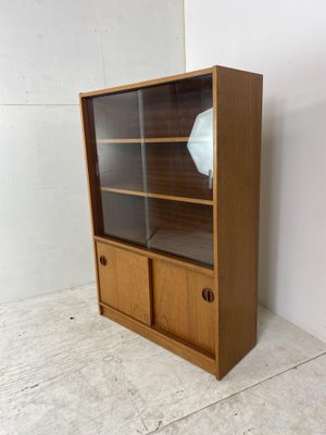 Scandinavian Teak Display Cabinet, 1960s-DE-1092245