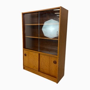 Scandinavian Teak Display Cabinet, 1960s-DE-1092245