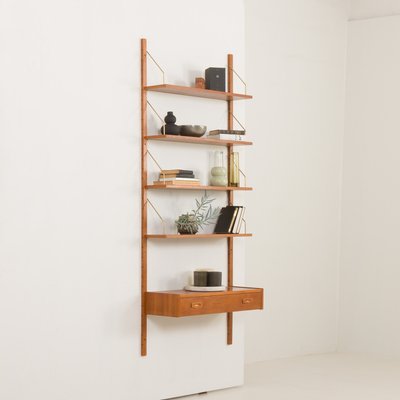 Scandinavian Teak Entry Wall Unit, 1970s-UE-2036731