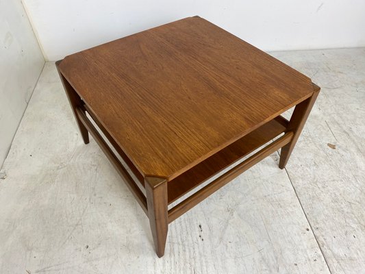 Scandinavian Teak & Formica Coffee Table, 1950s-DE-843845