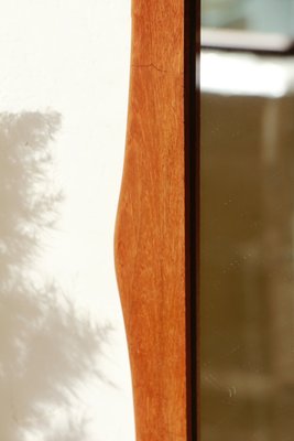 Scandinavian Teak Free Form Mirror, 1960s-YRI-2018532