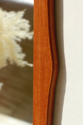 Scandinavian Teak Free Form Mirror, 1960s-YRI-2018532