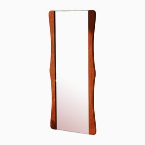 Scandinavian Teak Free Form Mirror, 1960s-YRI-2018532