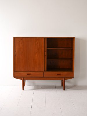 Scandinavian Teak Highboard, 1960s-QWP-2042085