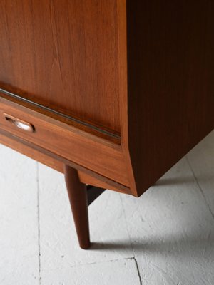 Scandinavian Teak Highboard, 1960s-QWP-2042085