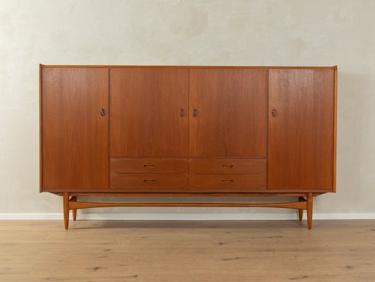 Scandinavian Teak Highboard, 1960s-GPP-2021045