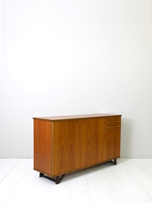 Scandinavian Teak Highboard, 1960s-QWP-1374953