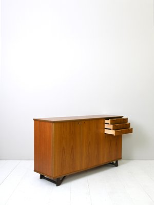 Scandinavian Teak Highboard, 1960s-QWP-1374953