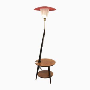 Scandinavian Teak Lamp, Sweden, 1950s-GEK-1709162