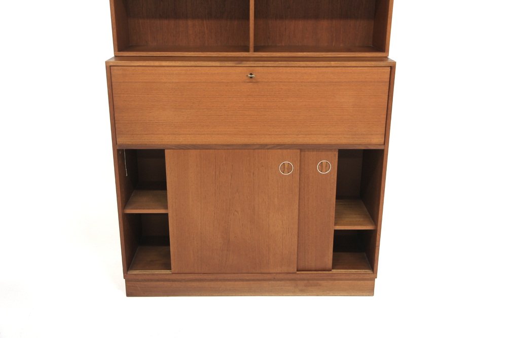 Scandinavian Teak Library Fiesta from Bräntorps Industrier, Nybro, Sweden, 1960s