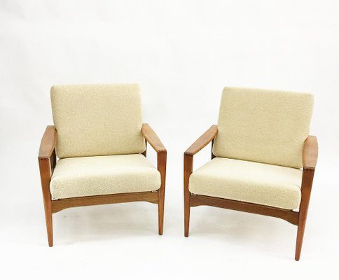 Scandinavian Teak Lounge Chairs, 1960s, Set of 2-UCH-1224914