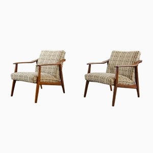 Scandinavian Teak Lounge Chairs, 1960s, Set of 2-EE-895657