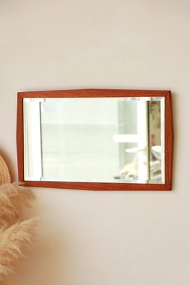 Scandinavian Teak Mirror, 1960s-YRI-2019882