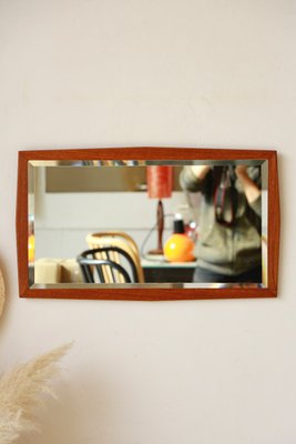 Scandinavian Teak Mirror, 1960s-YRI-2019882