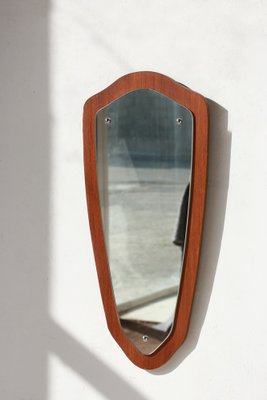 Scandinavian Teak Mirror, 1960s-YRI-1817803