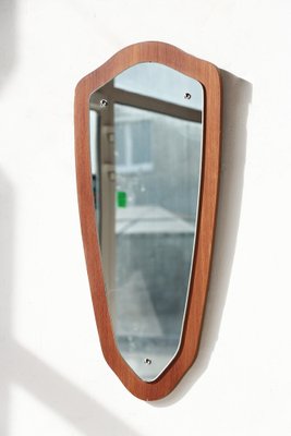 Scandinavian Teak Mirror, 1960s-YRI-1817803