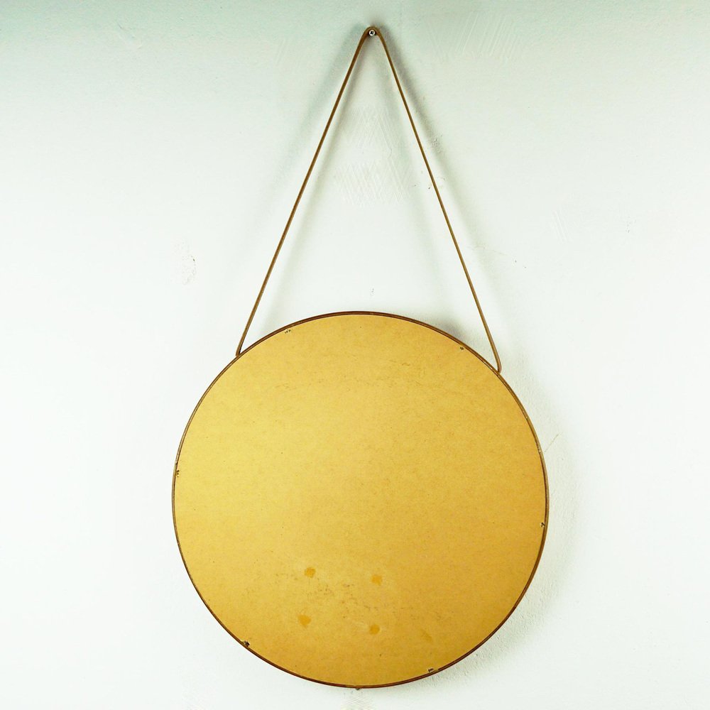 Scandinavian Teak Mirror attributed to Uno and Osten Kristiansson for Luxus Vittsjö Sweden, 1960s