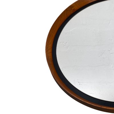 Scandinavian Teak Mirror by Uno & Östen Kristiansson for Luxus-BHG-1365941