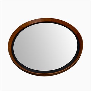 Scandinavian Teak Mirror by Uno & Östen Kristiansson for Luxus-BHG-1365941