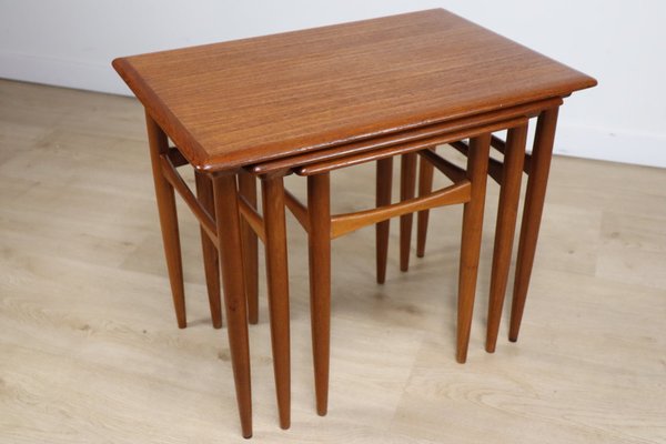 Scandinavian Teak Nesting Tables, 1960s-IZV-2016071