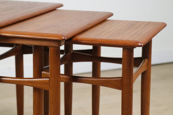 Scandinavian Teak Nesting Tables, 1960s-IZV-2016071