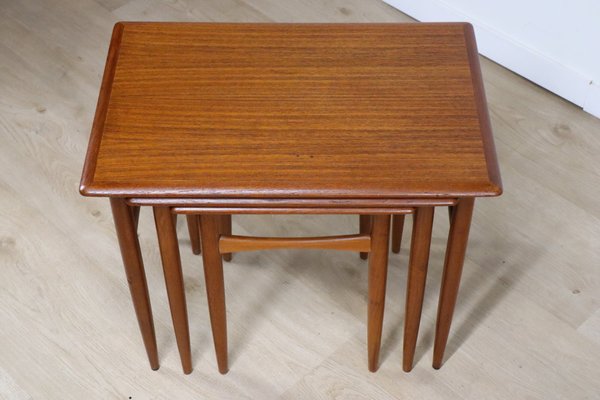 Scandinavian Teak Nesting Tables, 1960s-IZV-2016071