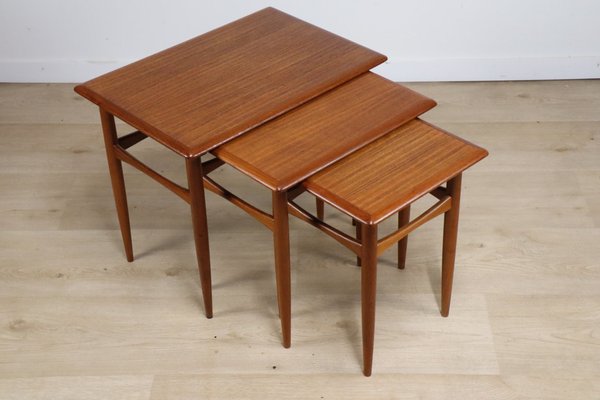 Scandinavian Teak Nesting Tables, 1960s-IZV-2016071