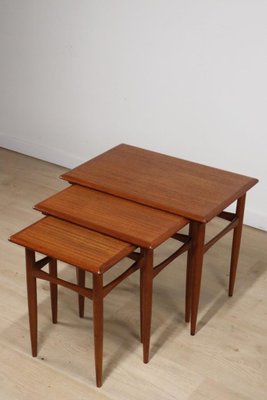 Scandinavian Teak Nesting Tables, 1960s-IZV-2016071