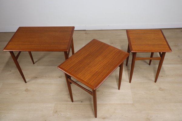 Scandinavian Teak Nesting Tables, 1960s-IZV-2016071